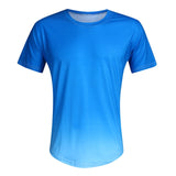 Men's Slim Casual Color Short Sleeve Fitness T Shirt