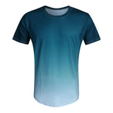 Men's Slim Casual Color Short Sleeve Fitness T Shirt