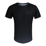 Men's Slim Casual Color Short Sleeve Fitness T Shirt