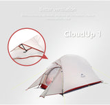 Ultralight Waterproof  Nylon Backpacking Tent With Free Mat