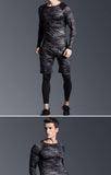 4pcs Men Gym Fitness Training Running Set