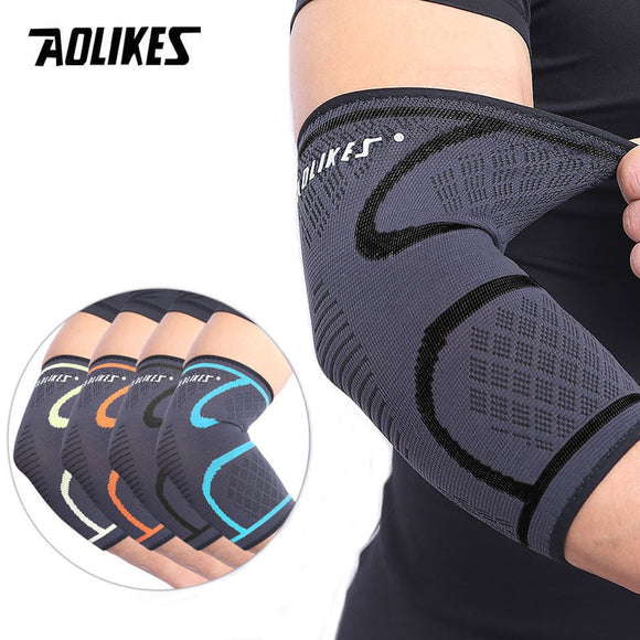 1PCS Elastic Basketball Tennis Arm Sleeve Elbow Support