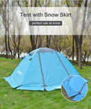 2 Person Aluminum Pole Tent Lightweight Backpacking Tent for Hiking Climbing Snow Weather