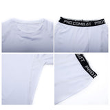 Men's Fitness Skull Running Tights Gym Tracksuit