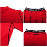 Men's Fitness Skull Running Tights Gym Tracksuit