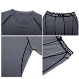 Men's Fitness Skull Running Tights Gym Tracksuit