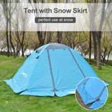 2 Person Aluminum Pole Tent Lightweight Backpacking Tent for Hiking Climbing Snow Weather