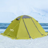 2 Person Aluminum Pole Tent Lightweight Backpacking Tent for Hiking Climbing Snow Weather