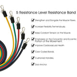 Resistance Bands Set Loop Fitness Home Gym