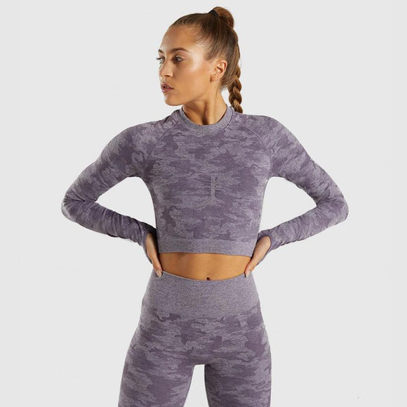 Long Sleeve Women Yoga Clothing Set