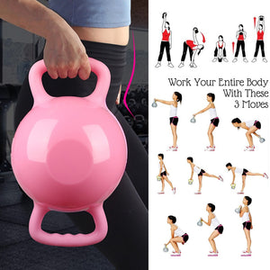 Yoga Fitness Kettle Bell 4-12 LB  Pilates Body Shaping Equipment