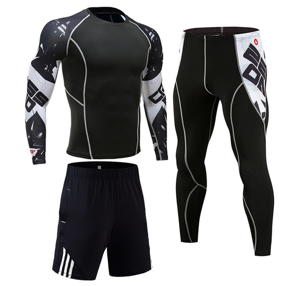 Men's Gym Running Fitness Sports Suit