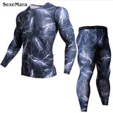 Men's Basketball Compression Sports Suit Running Tights Sportswear