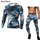 Men's Basketball Compression Sports Suit Running Tights Sportswear