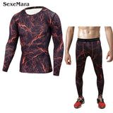 Men's Basketball Compression Sports Suit Running Tights Sportswear