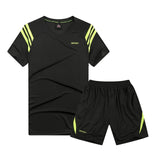 2Pcs T Shirt Shorts Sportsweear