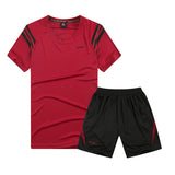 2Pcs T Shirt Shorts Sportsweear