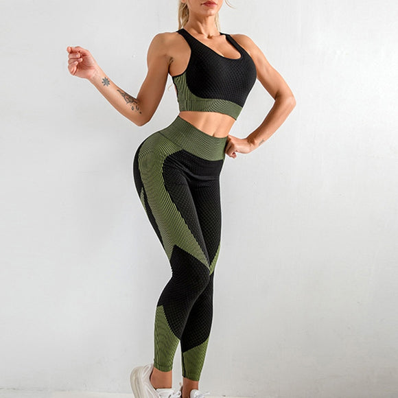 New Women's Yoga Set Gym Clothing