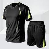 2Pcs T Shirt Shorts Sportsweear