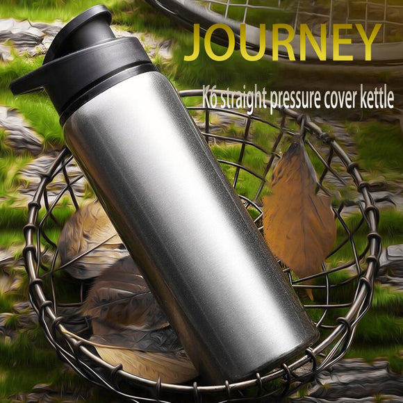 Portable Stainless Steel Bicycle Water Bottle