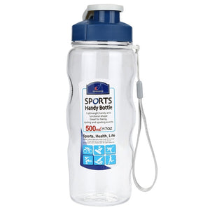 500ML Non-slip Portable Travel Sport Water Bottle