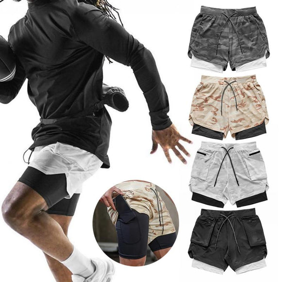 2020 Fashion Summer Fitness Running Shorts