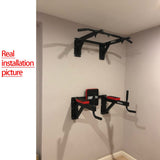 Wall Mount Pull Up Bar Dip Station