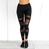 Women's Summer Sexy Mesh Yoga Pants